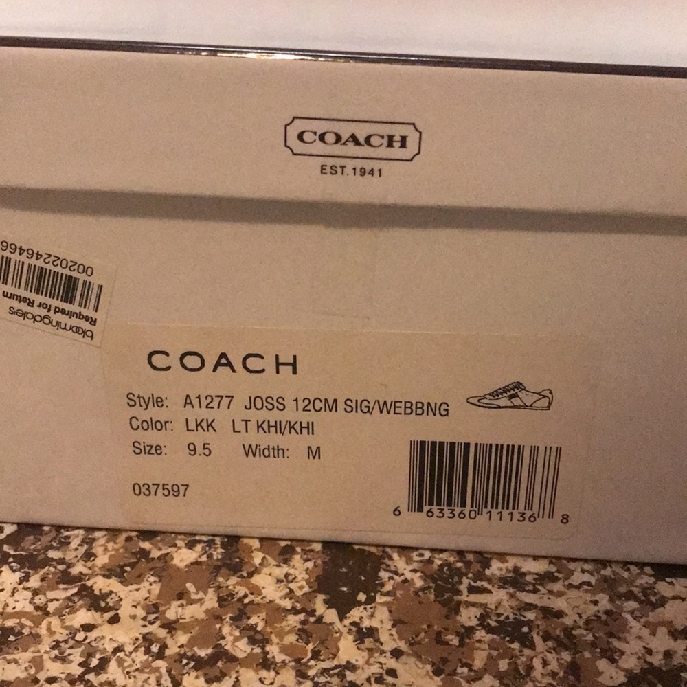 Coach 12CM SIG/WEBBING LKK LYKHI/KHI Sneakers - Picture 4 of 17